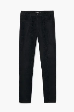 Pantalones-Desigual Pantalón slim denim