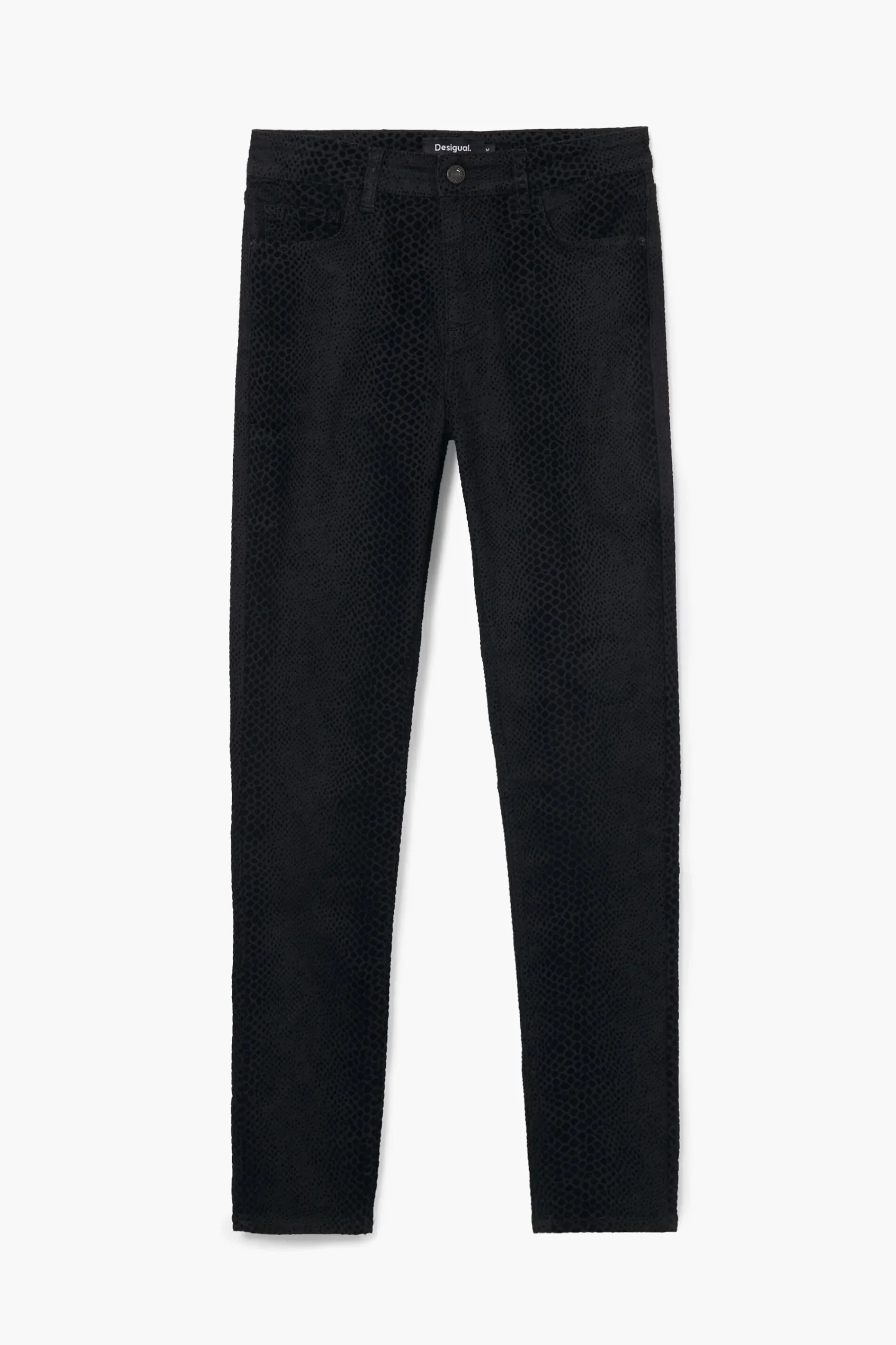 Pantalones-Desigual Pantalón slim denim