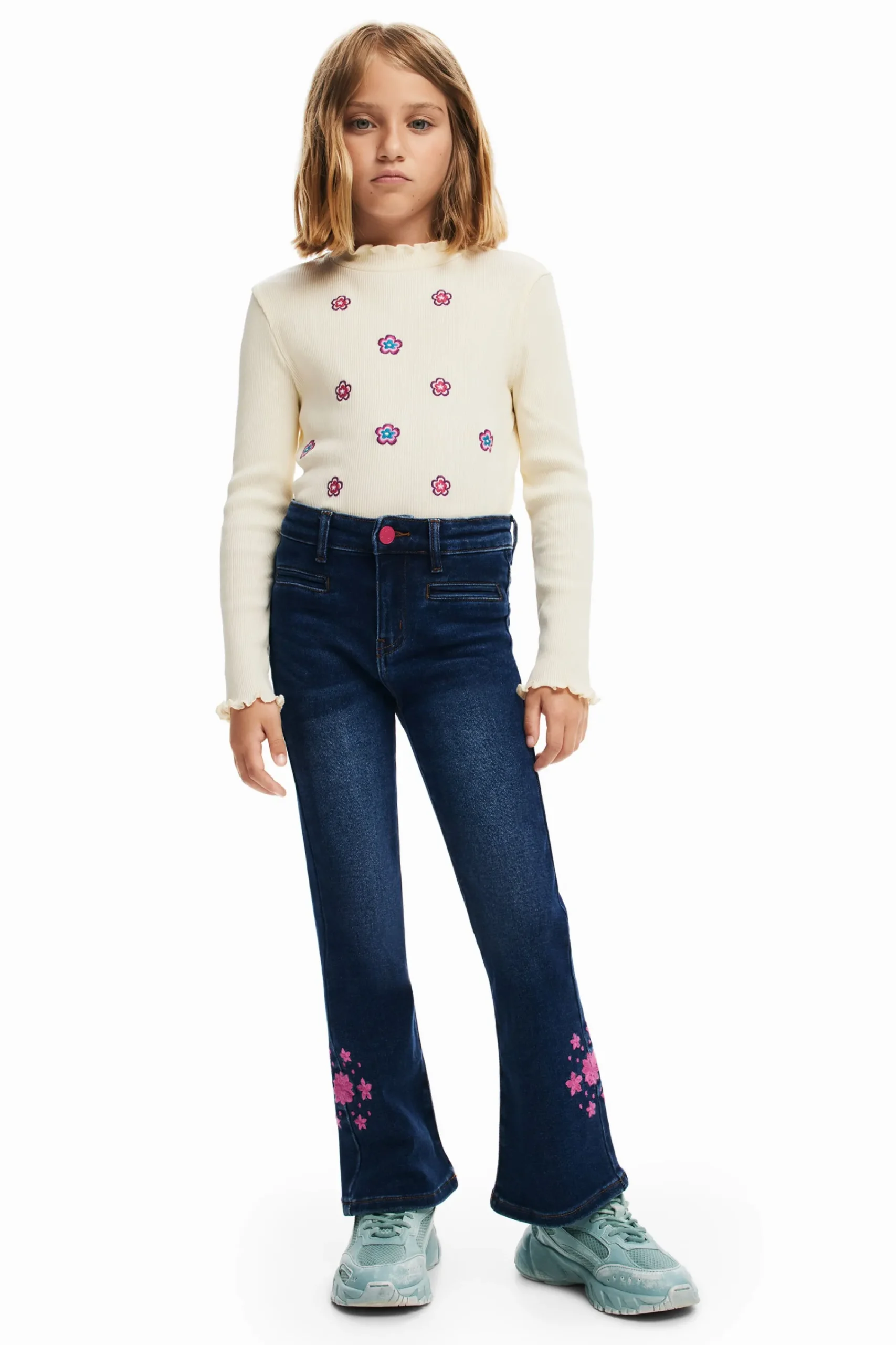 Faldas Y Pantalones-Desigual Pantalones campana