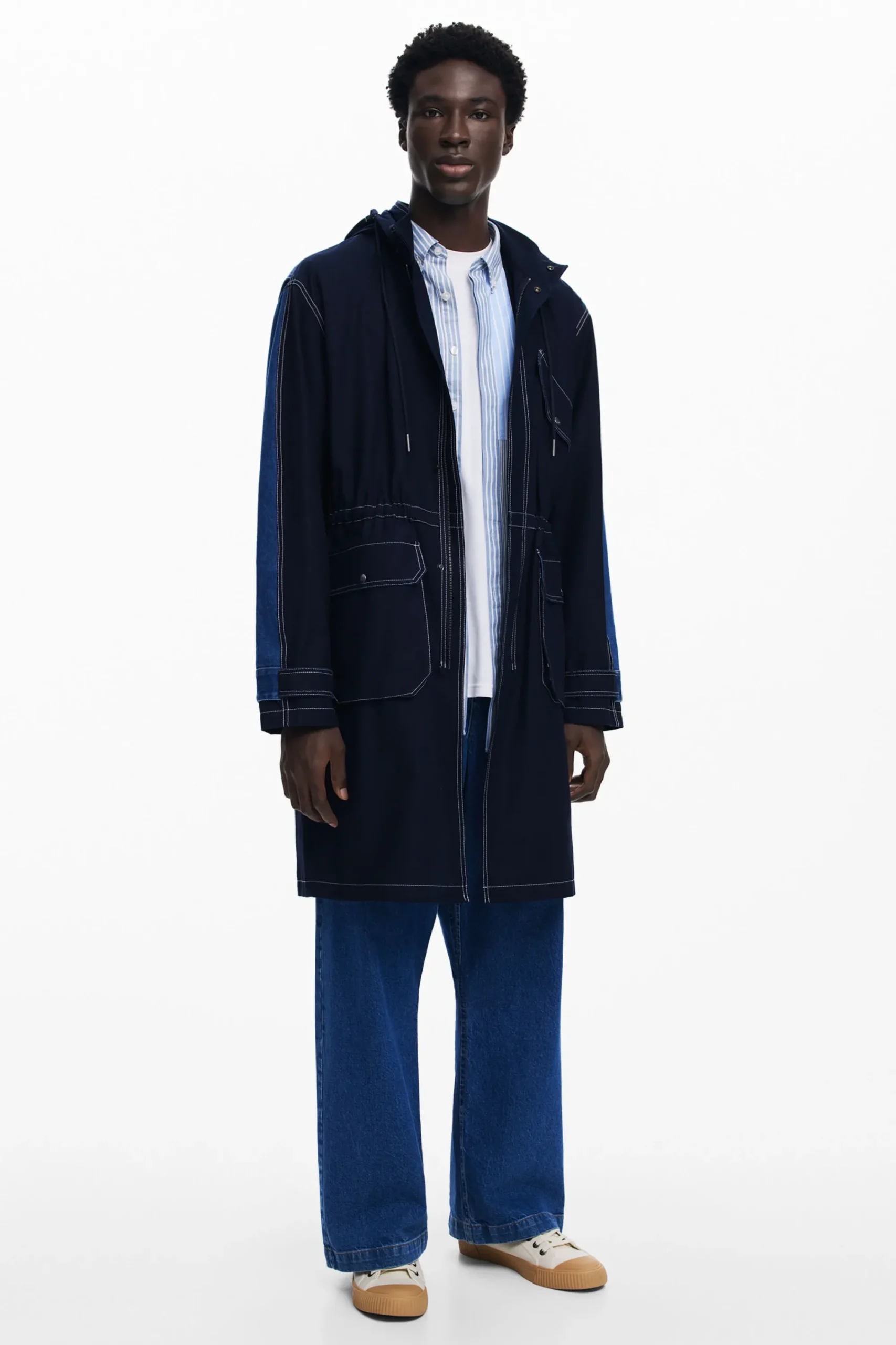 Abrigos Y Chaquetas-Desigual Parka denim