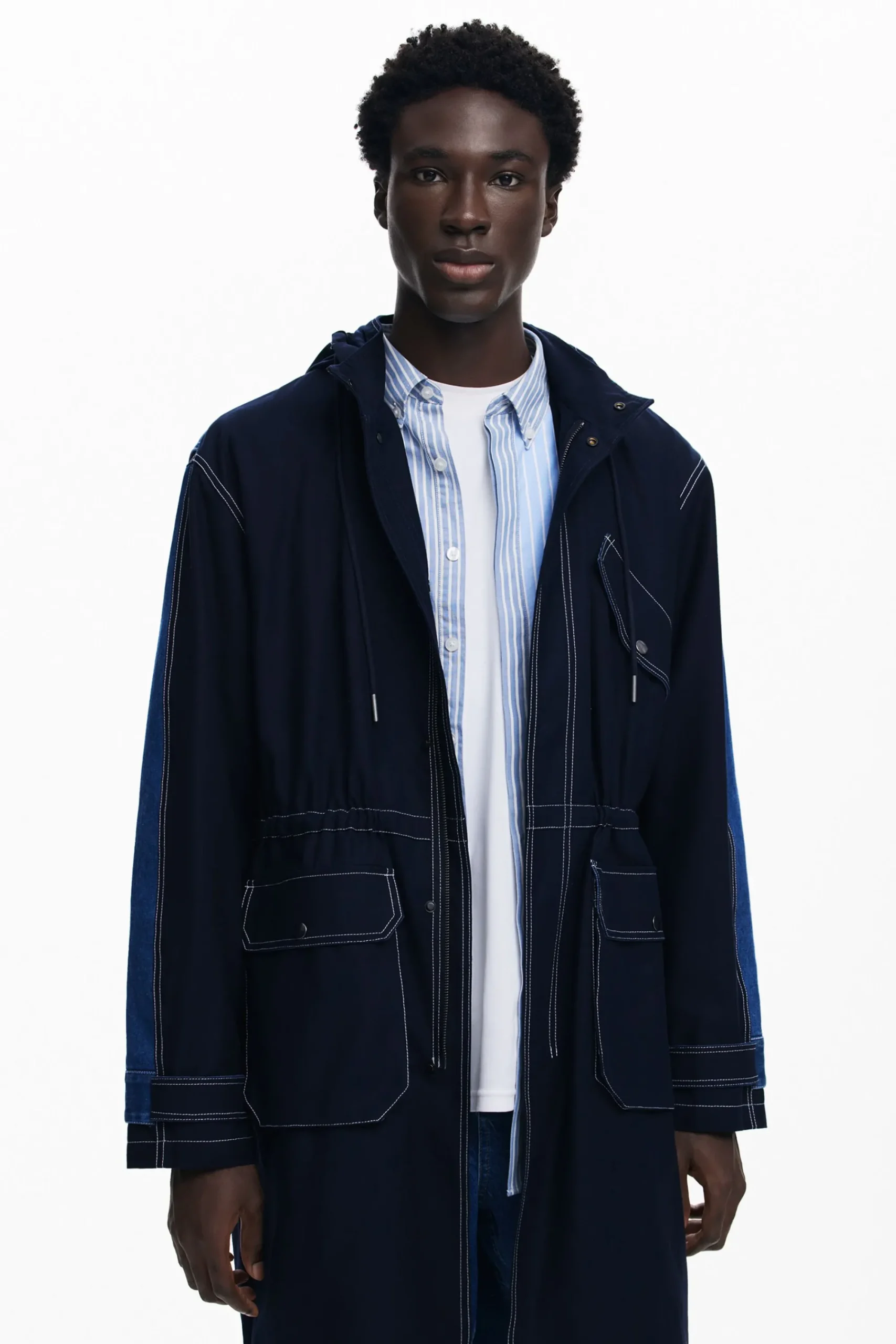 Abrigos Y Chaquetas-Desigual Parka denim