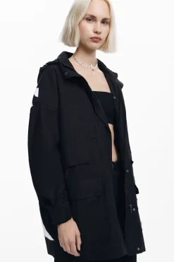 Abrigos Y Chaquetas-Desigual Parka forro multibolsillo