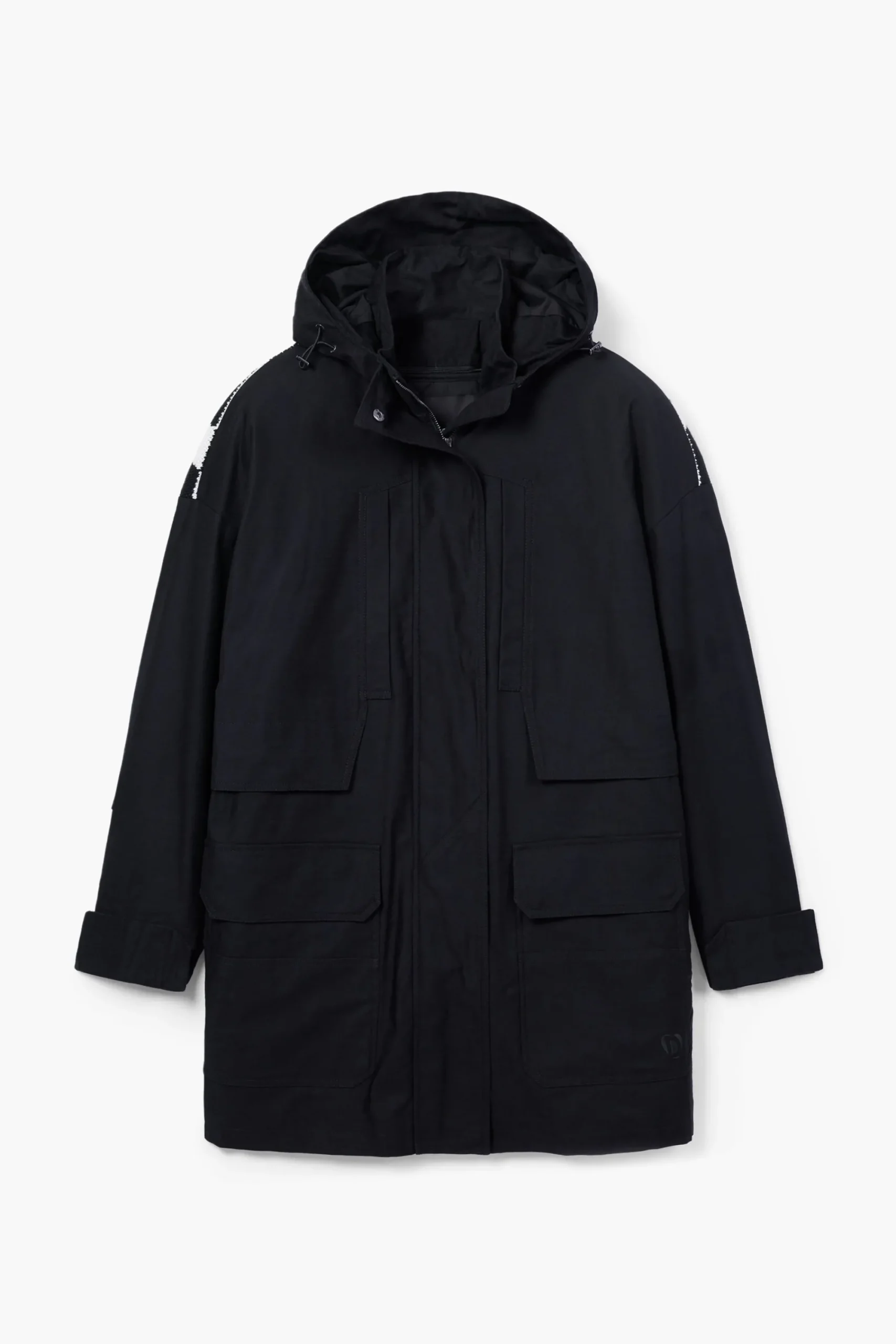 Abrigos Y Chaquetas-Desigual Parka forro multibolsillo