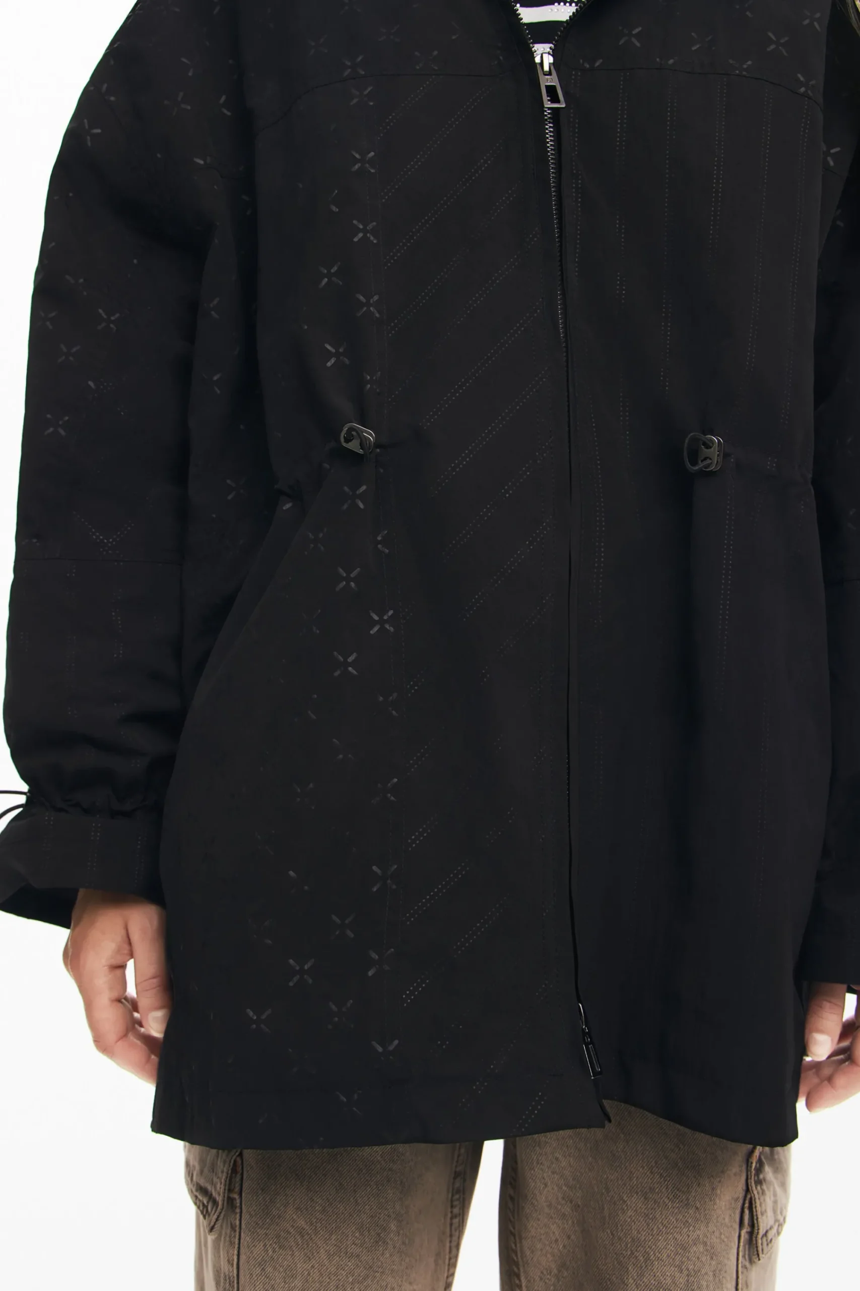 Abrigos Y Chaquetas-Desigual Parka impermeable capucha
