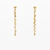 Joyería-Desigual Pendientes cascada baño oro Zalio