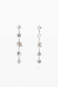 Joyería-Desigual Pendientes cascada estrellas Zalio