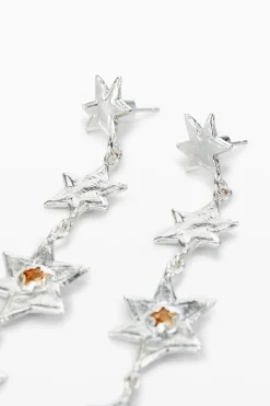 Joyería-Desigual Pendientes cascada estrellas Zalio