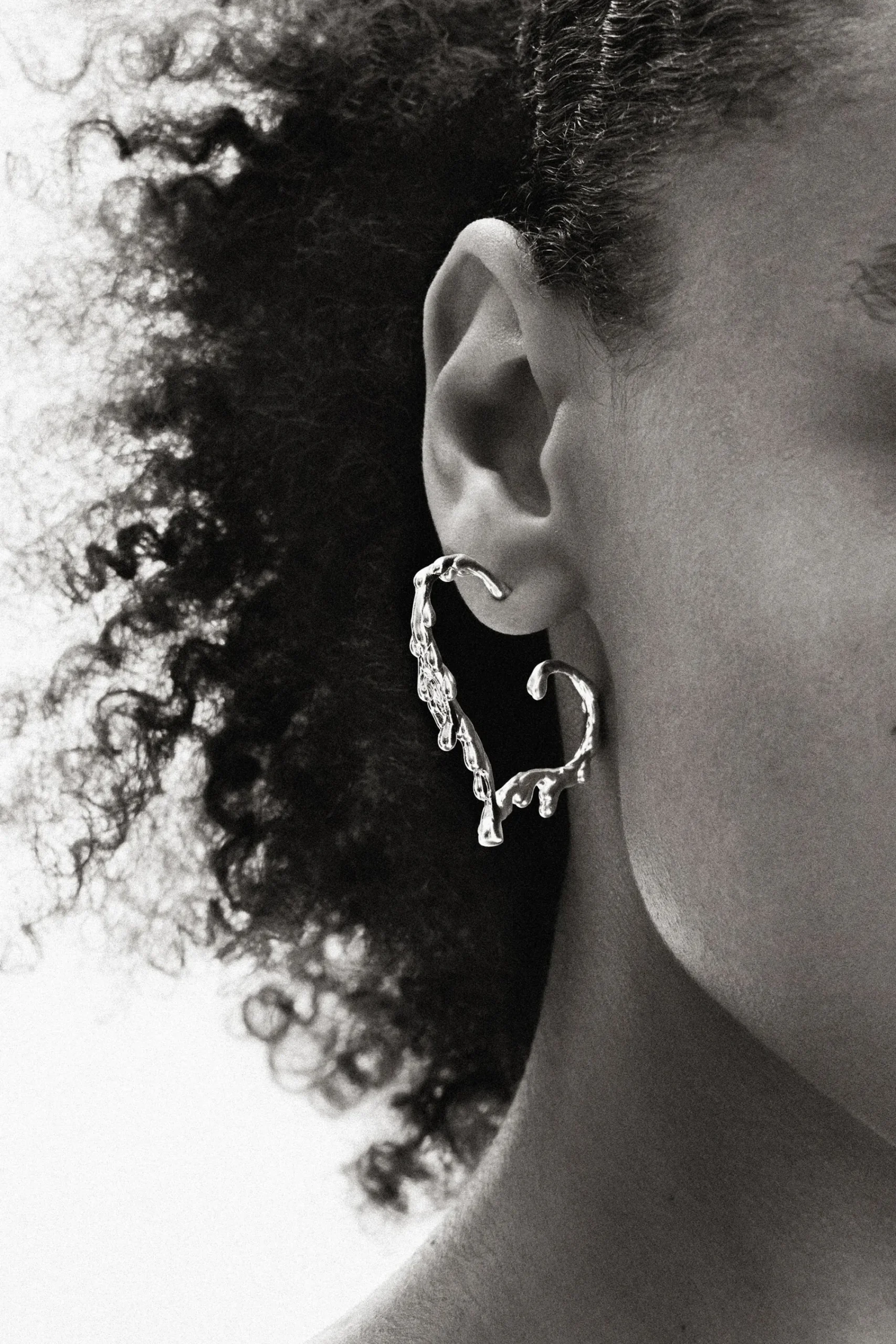 Joyería-Desigual Pendientes corazón baño oro Zalio