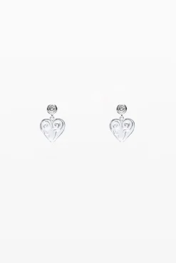 Joyería-Desigual Pendientes cristal morado Zalio