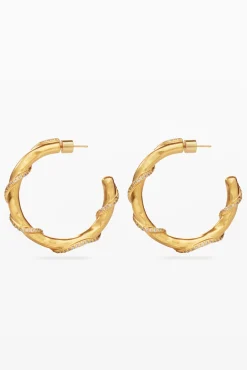 Joyería-Desigual Pendientes cristales baño oro Zalio