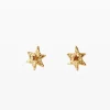 Joyería-Desigual Pendientes estrella baño oro Zalio