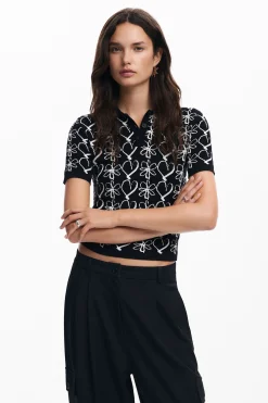 Camisas Y Blusas|Camisetas-Desigual Polo de punto M. Christian Lacroix