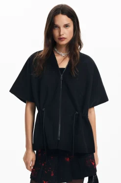Bufandas Y Pañuelos|Ponchos-Desigual Poncho ajustable