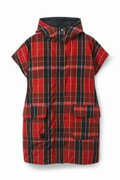 Bufandas Y Pañuelos-Desigual Poncho chaleco tartán