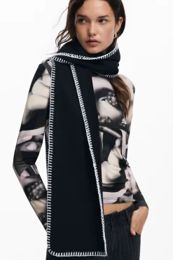 Bufandas Y Pañuelos|Ponchos-Desigual Poncho con bufanda