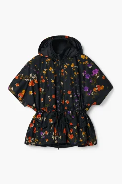 Bufandas Y Pañuelos|Ponchos-Desigual Poncho cremallera pétalos