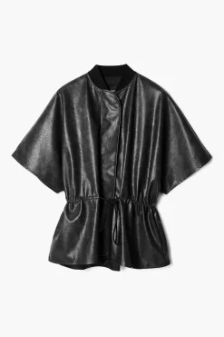 Bufandas Y Pañuelos|Ponchos-Desigual Poncho efecto piel
