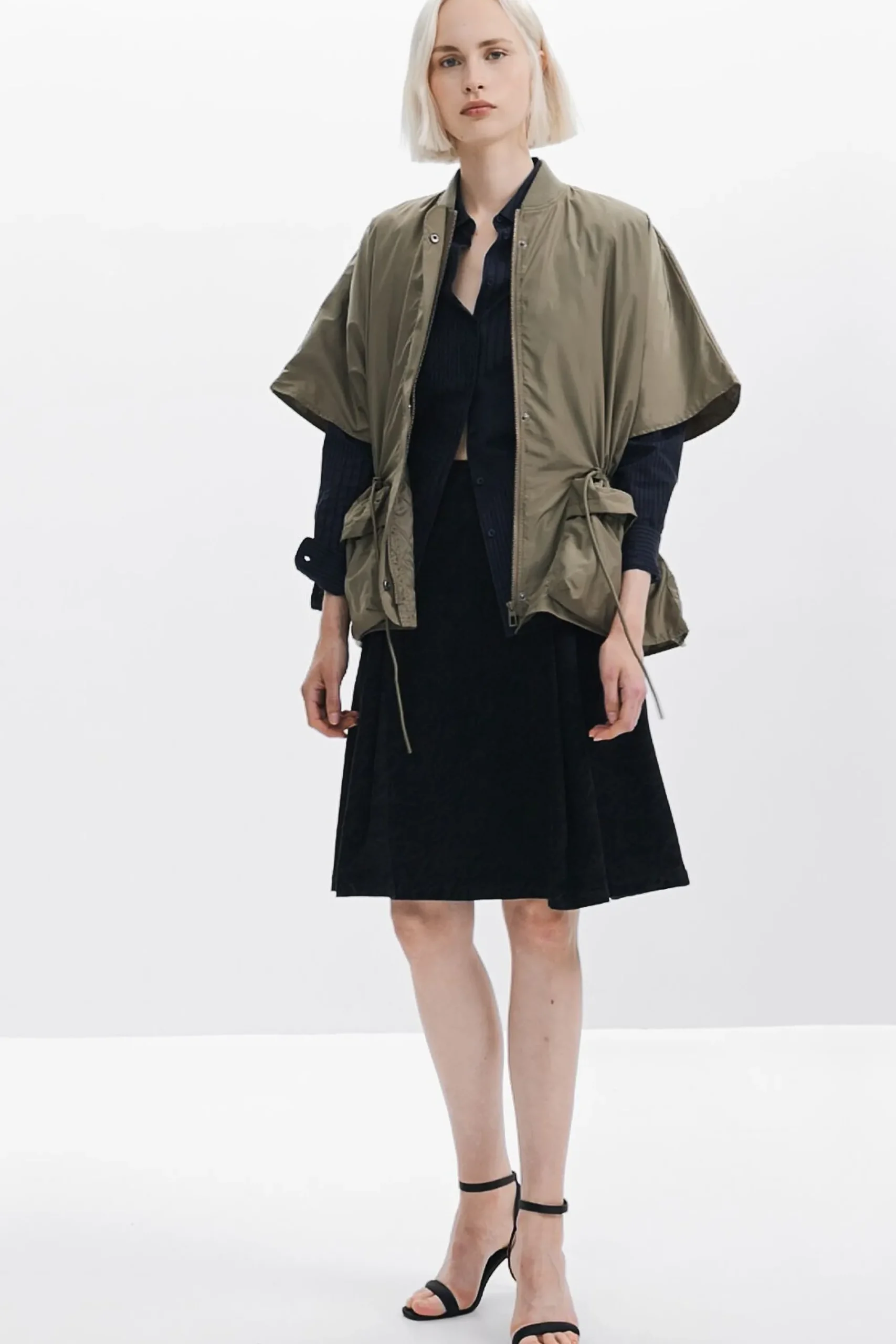 Bufandas Y Pañuelos|Ponchos-Desigual Poncho nylon ajustable