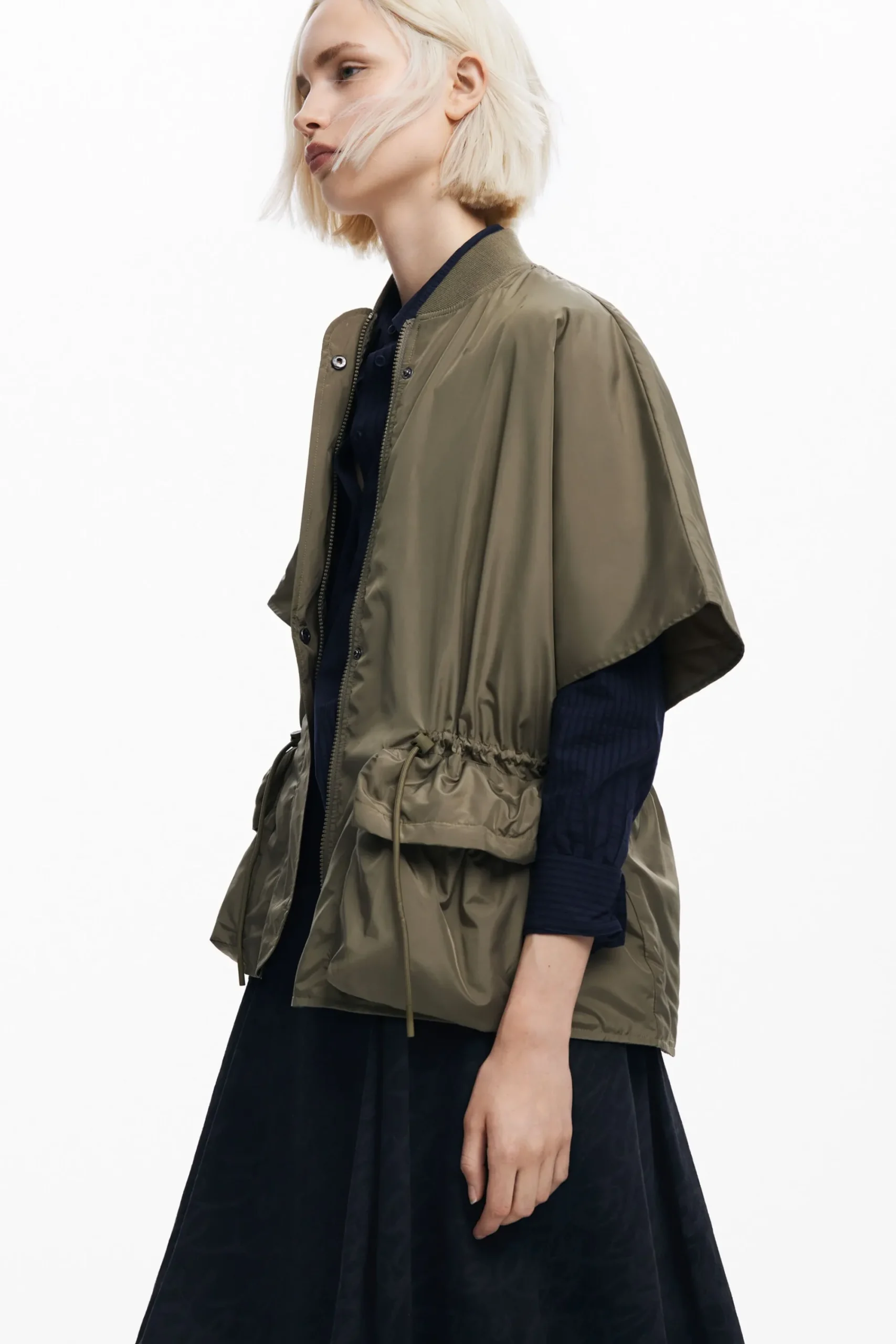 Bufandas Y Pañuelos|Ponchos-Desigual Poncho nylon ajustable