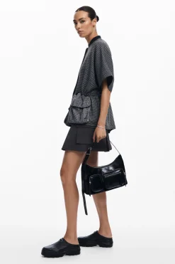 Abrigos Y Chaquetas|Bufandas Y Pañuelos-Desigual Poncho pata de gallo