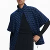 Bufandas Y Pañuelos|Ponchos-Desigual Poncho patrón geométrico