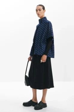 Bufandas Y Pañuelos|Ponchos-Desigual Poncho patrón geométrico