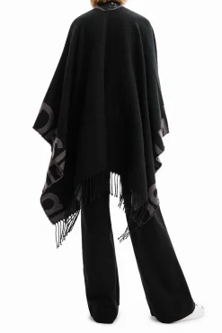 Bufandas Y Pañuelos-Desigual Poncho reversible