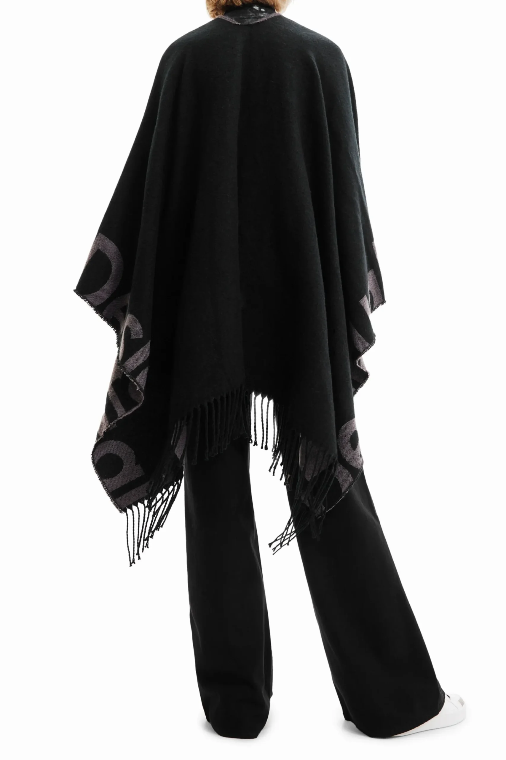 Bufandas Y Pañuelos-Desigual Poncho reversible