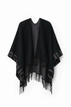 Bufandas Y Pañuelos-Desigual Poncho reversible