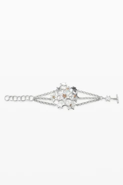 Joyería-Desigual Pulsera de cadenas estrellas Zalio