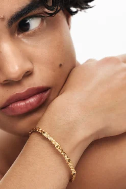 Joyería-Desigual Pulsera de estrellas baño oro Zalio