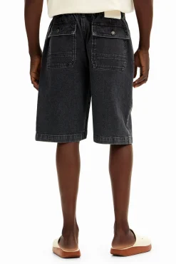 Jeans Y Pantalones-Desigual Shorts denim bolsillos