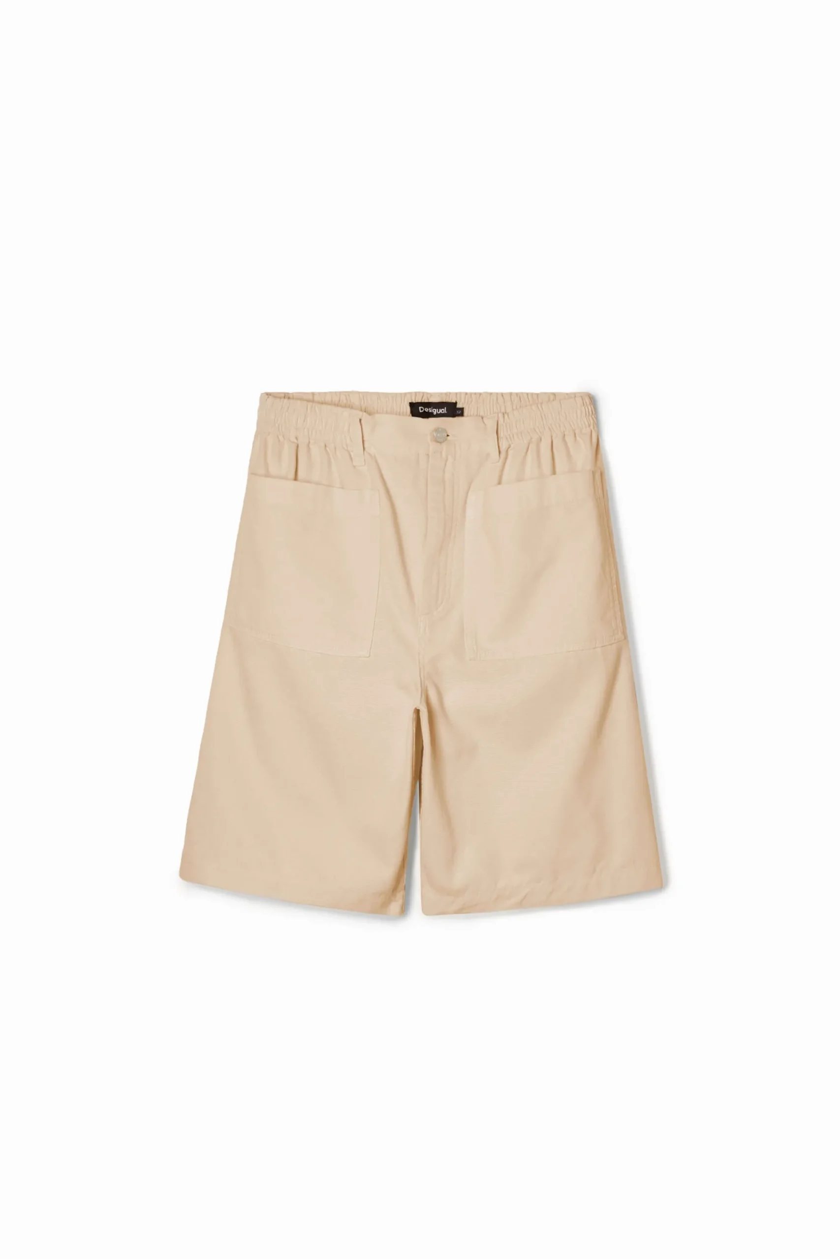 Jeans Y Pantalones-Desigual Shorts lisos bolsillos