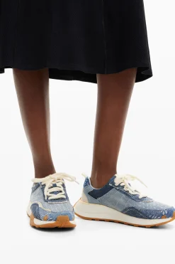 Zapatos-Desigual Sneakers jogger denim