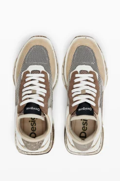 Zapatos-Desigual Sneakers runner patch