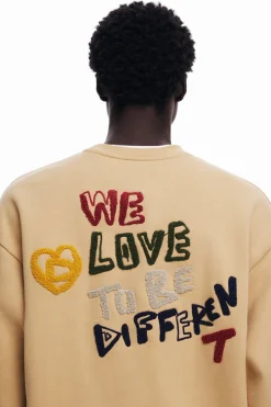 Jerséis Y Sudaderas-Desigual Sudadera bordados