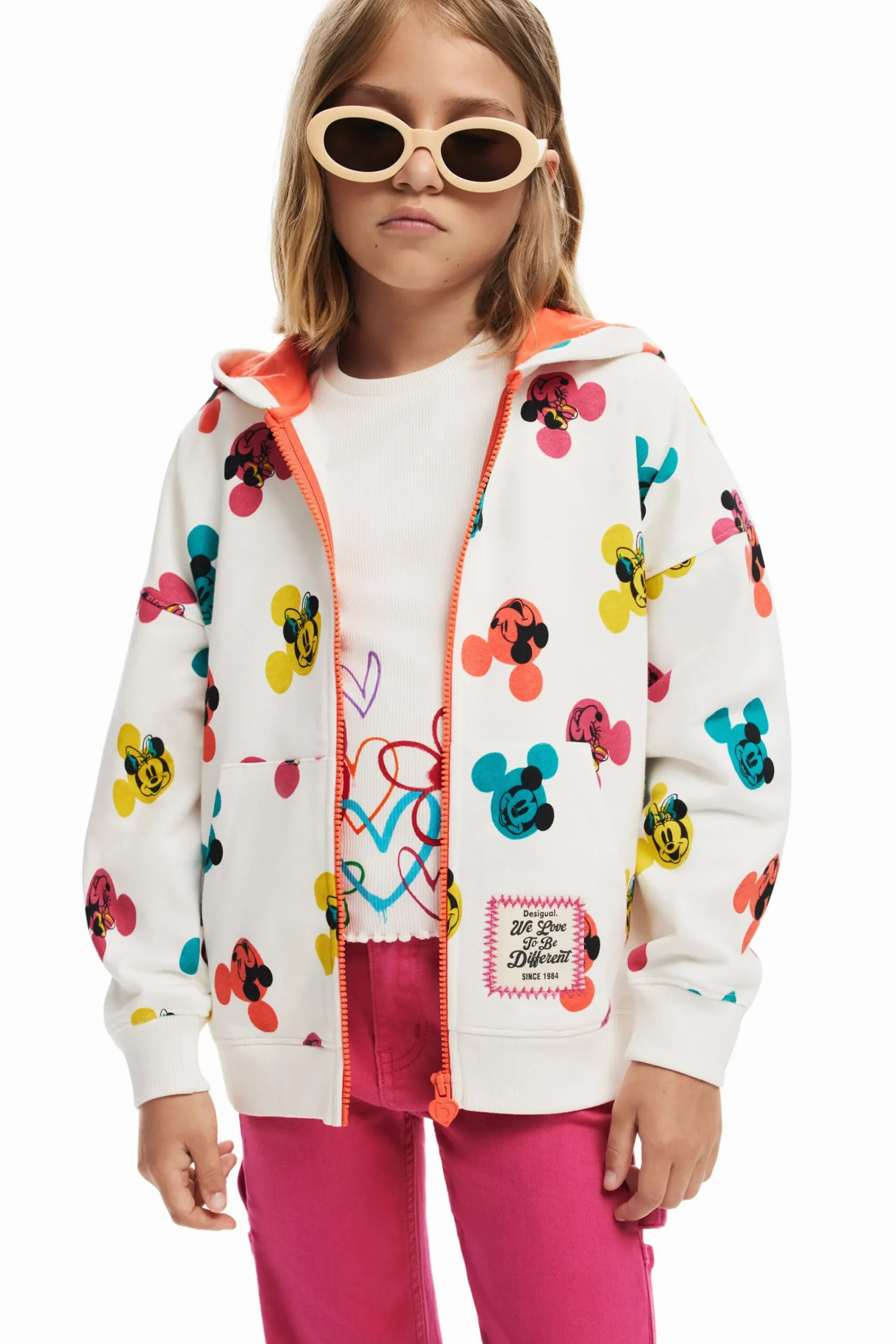 Jerséis Y Sudaderas-Desigual Sudadera capucha Mickey Mouse
