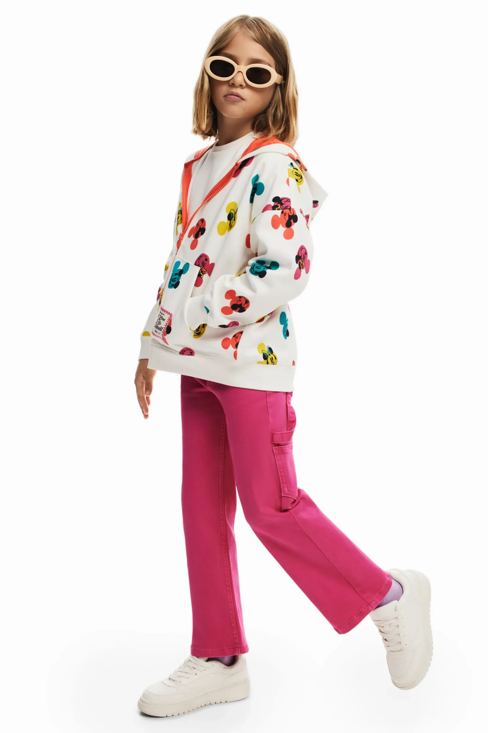 Jerséis Y Sudaderas-Desigual Sudadera capucha Mickey Mouse