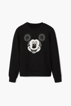 Sudaderas|Jerséis-Desigual Sudadera cara Mickey Mouse