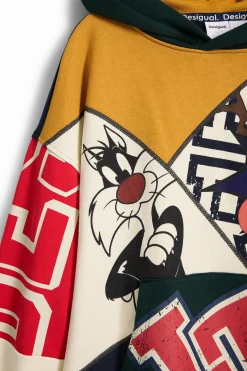 Jerséis Y Sudaderas-Desigual Sudadera con capucha Looney Toones