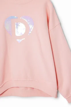 Jerséis Y Sudaderas-Desigual Sudadera corazón