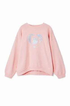 Jerséis Y Sudaderas-Desigual Sudadera corazón