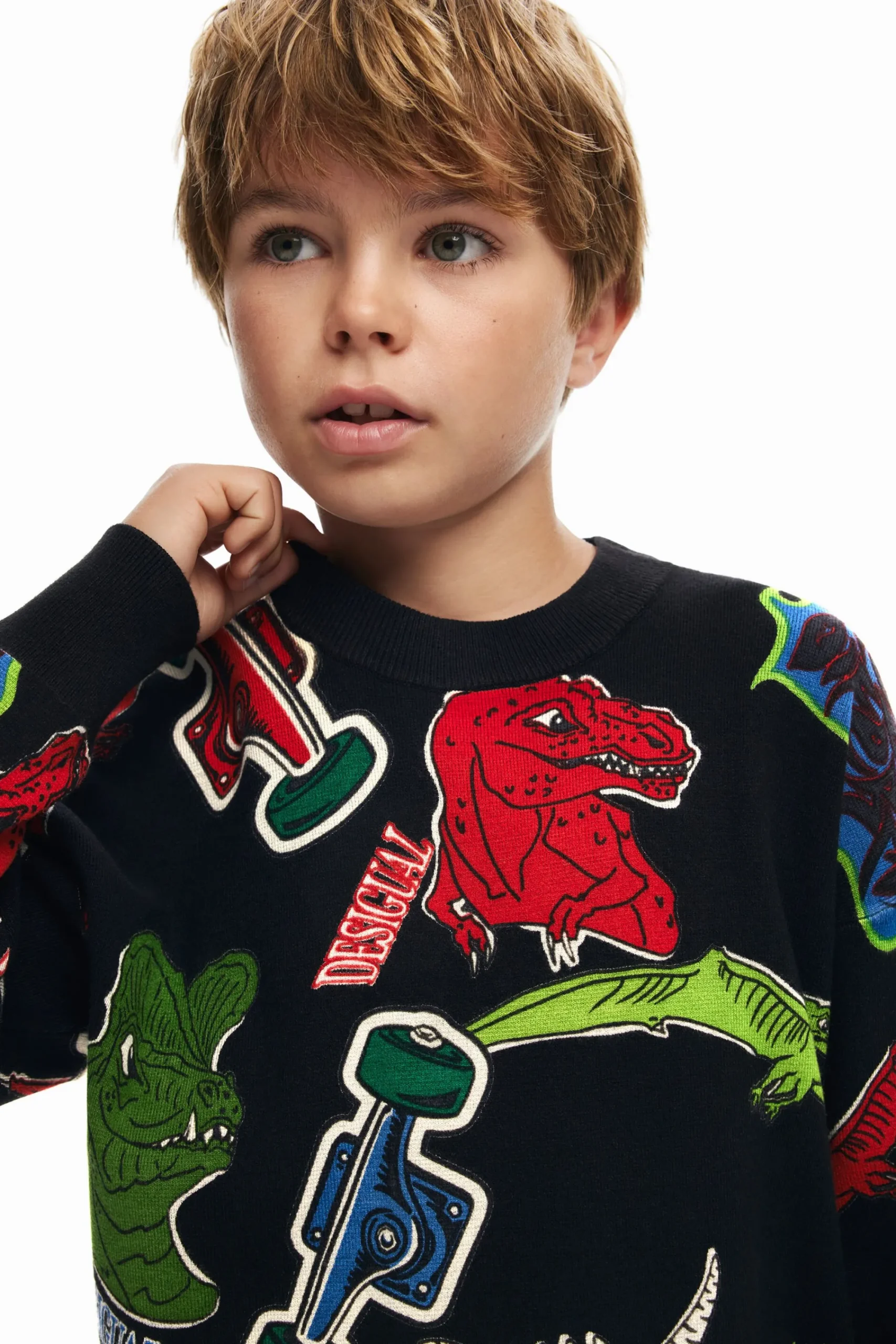 Jerséis Y Sudaderas|Jerséis Y Sudaderas-Desigual Sudadera dinosaurio