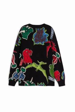 Jerséis Y Sudaderas|Jerséis Y Sudaderas-Desigual Sudadera dinosaurio