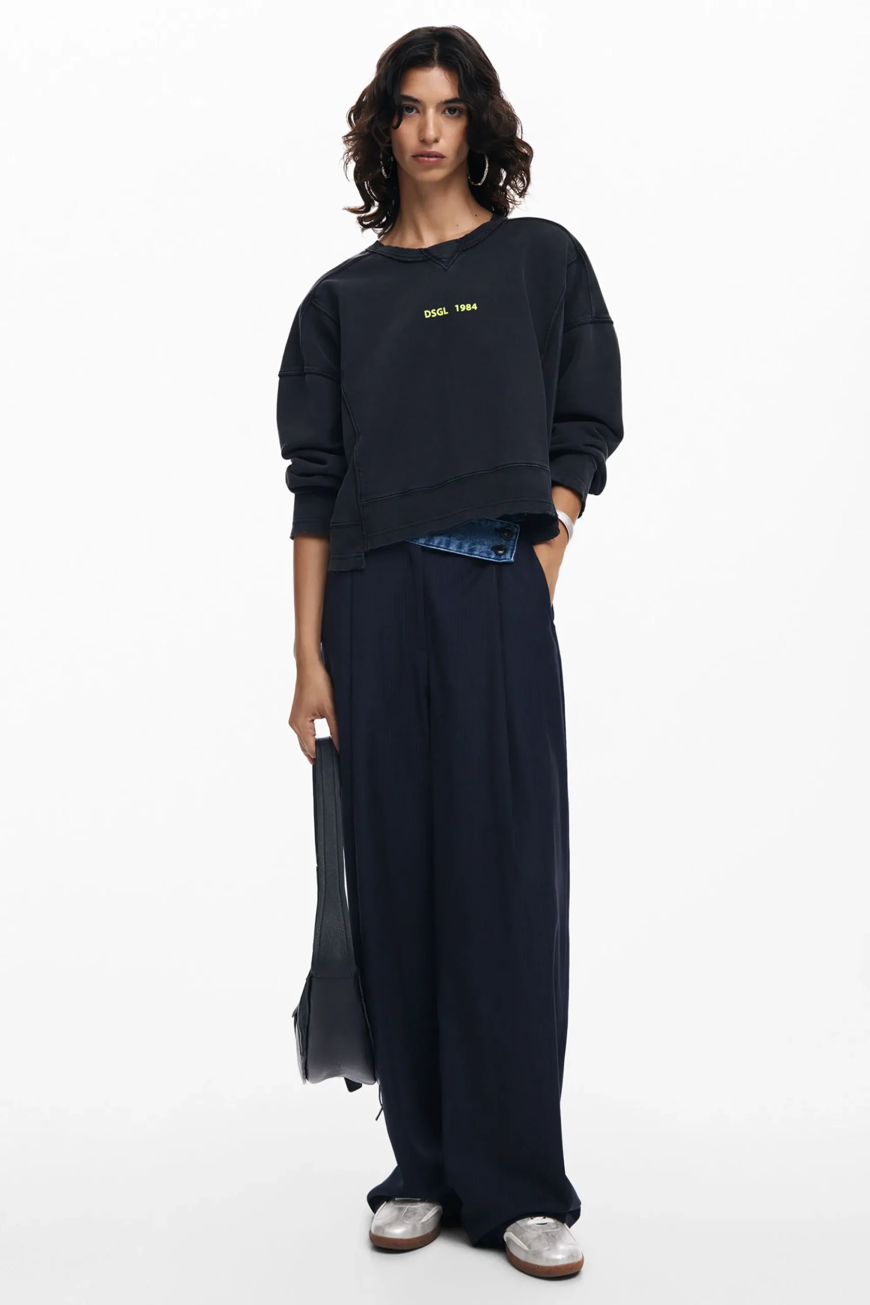Sudaderas|Jerséis-Desigual Sudadera efecto lavado