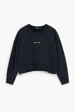 Sudaderas|Jerséis-Desigual Sudadera efecto lavado