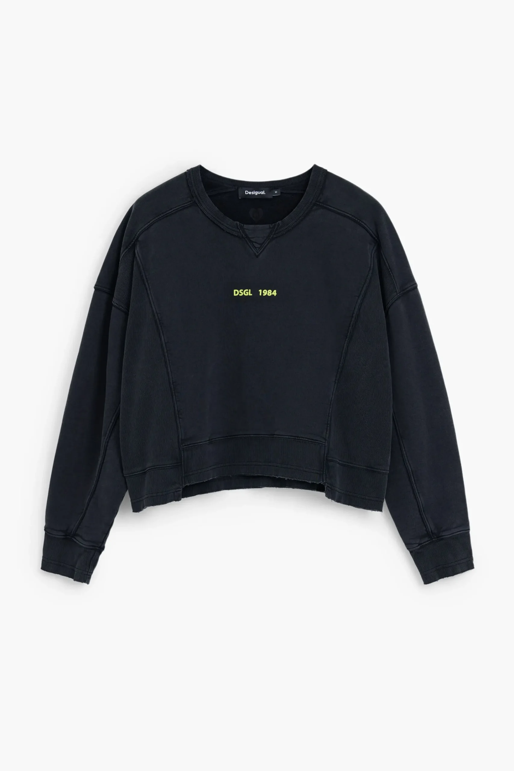 Sudaderas|Jerséis-Desigual Sudadera efecto lavado