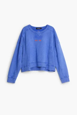 Sudaderas|Jerséis-Desigual Sudadera efecto lavado