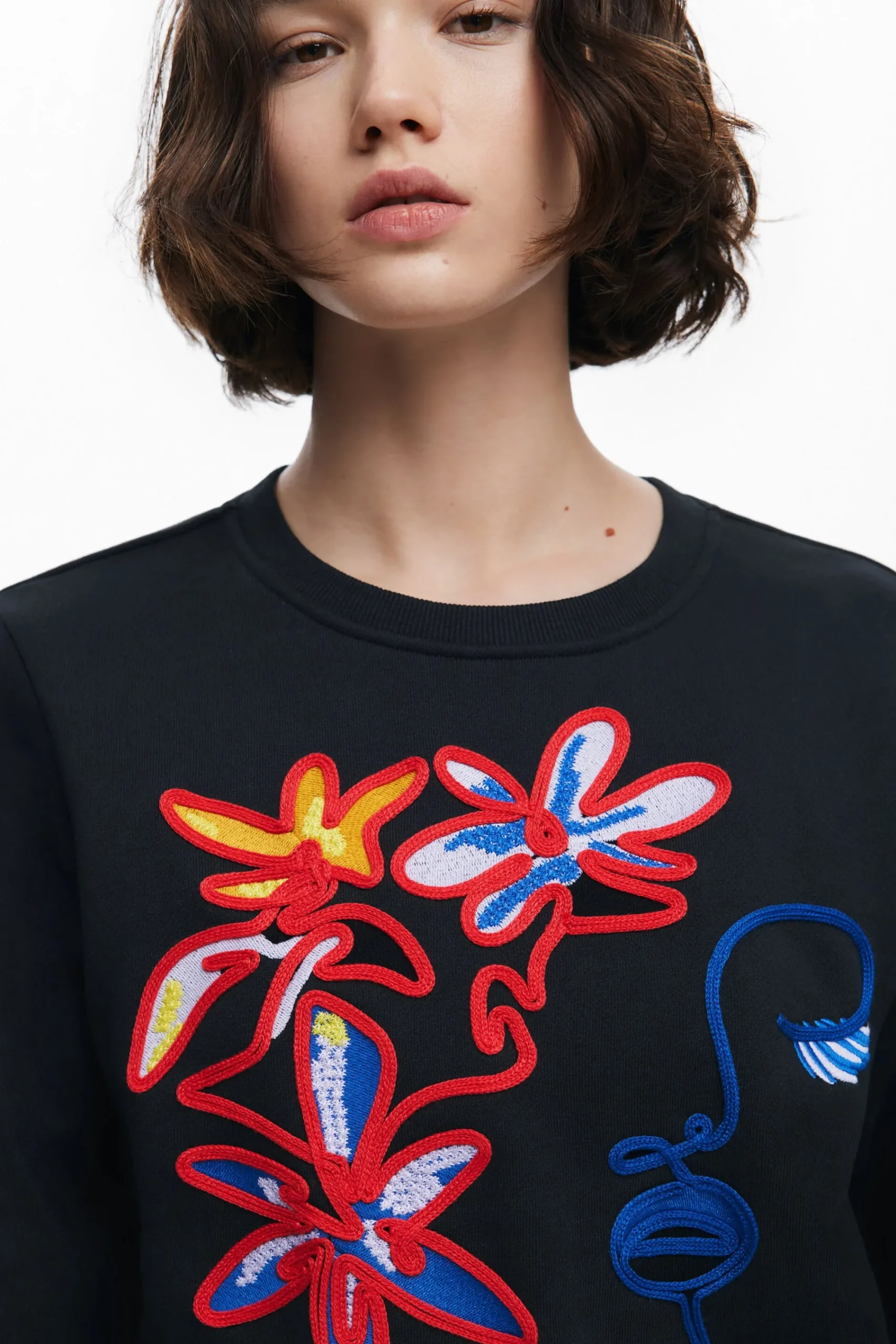 Sudaderas|Jerséis-Desigual Sudadera estampado arty