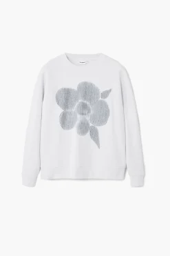 Sudaderas|Jerséis-Desigual Sudadera estampado flor